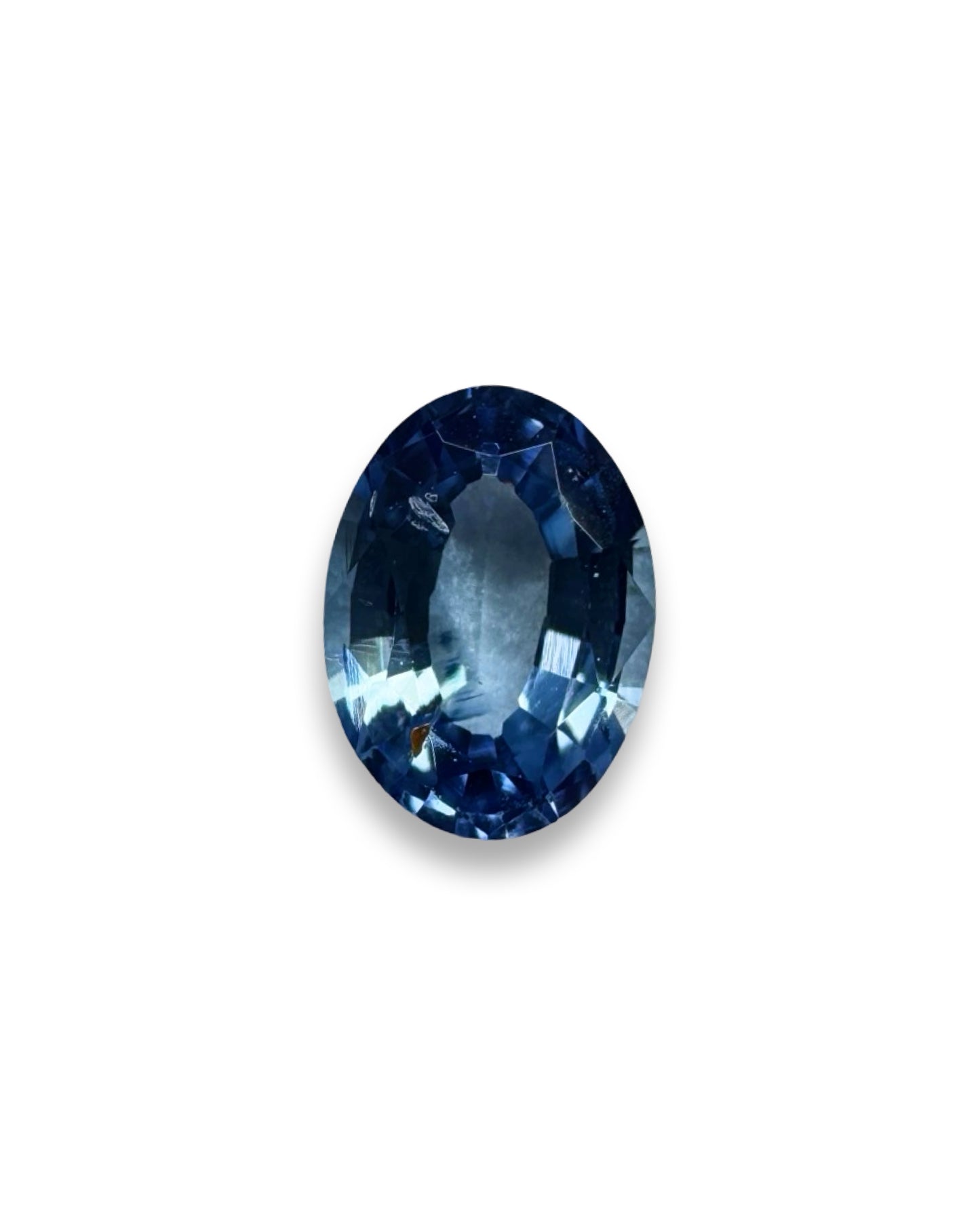 0.89 Cts Blue Sapphire