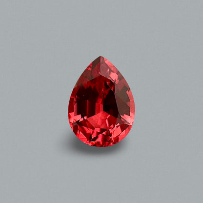 [BELLEROPHON] 1.61 CTS Vivid Orangy Pink Spinel (Vietnam)