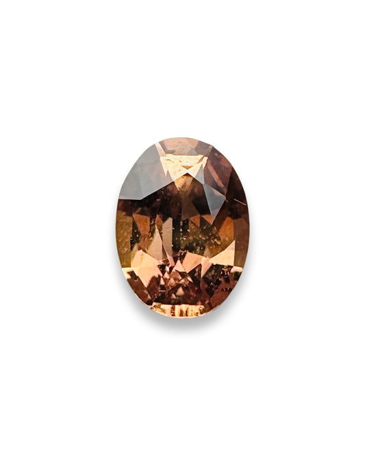 0.73 Cts Orangy Brown Sapphire
