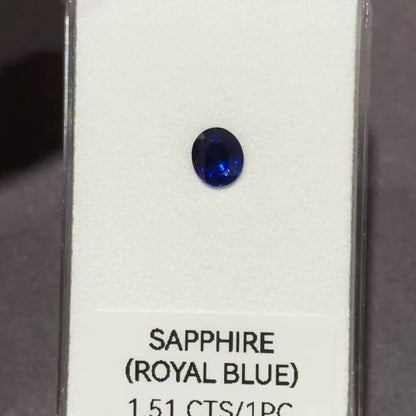 1.51 CTS Royal Blue Sapphire