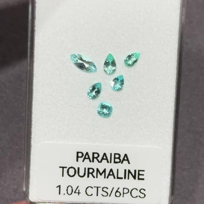 1.04 CTS Paraiba Tourmaline Layout (Mozambique)